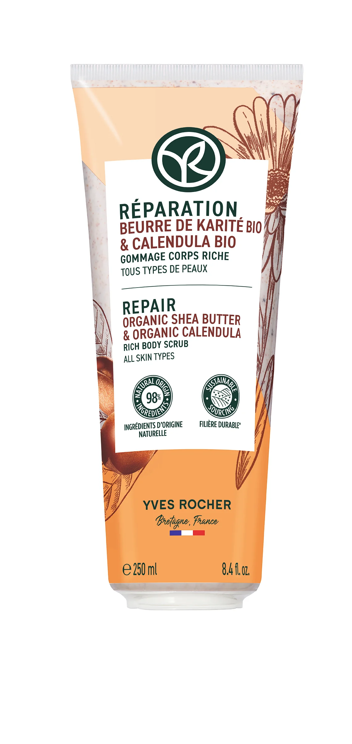 Body Scrub "Shea and Calendula" - 250ml