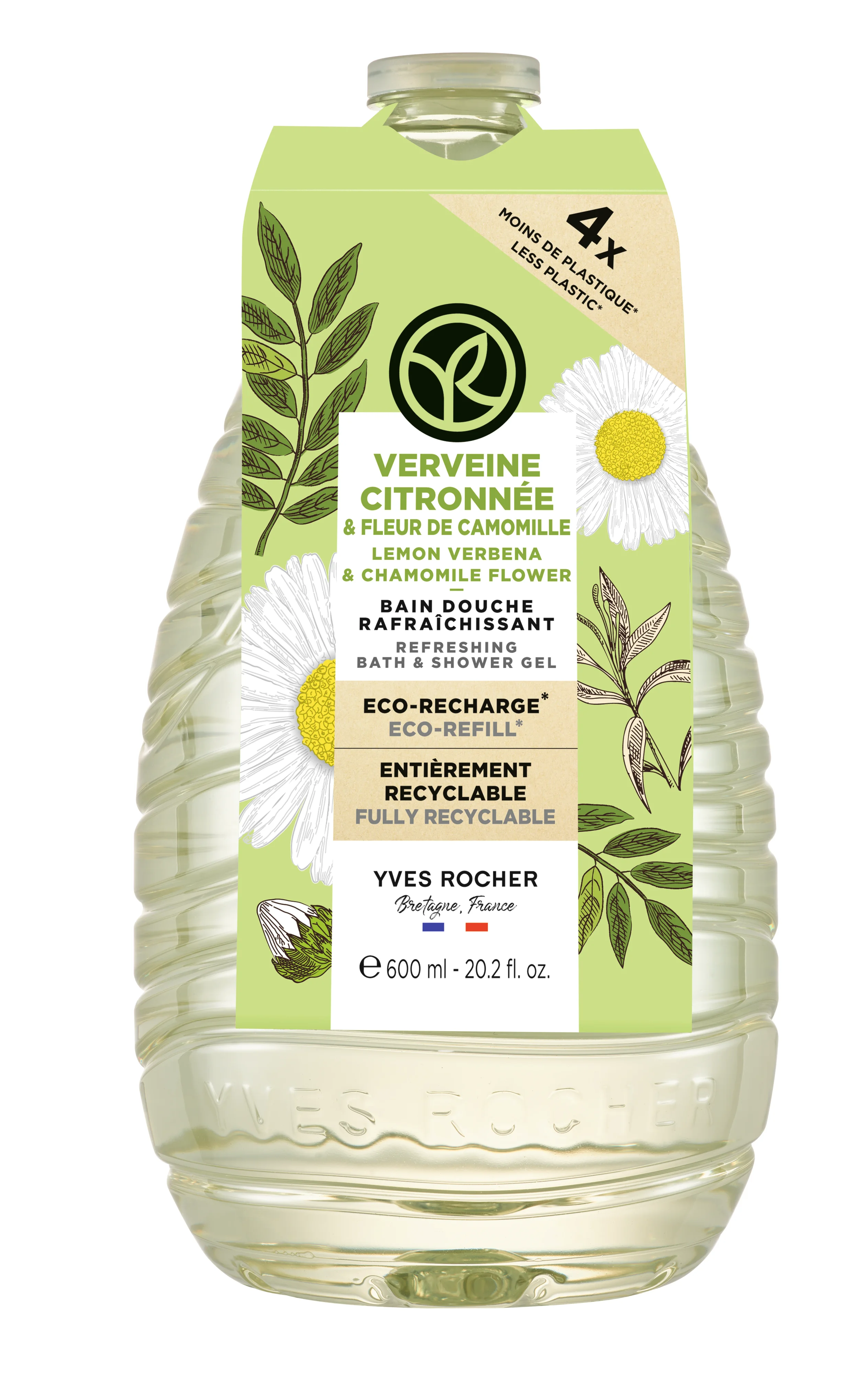 Eco-refill Shower Gel "Verbena & Chamomile" -600ml