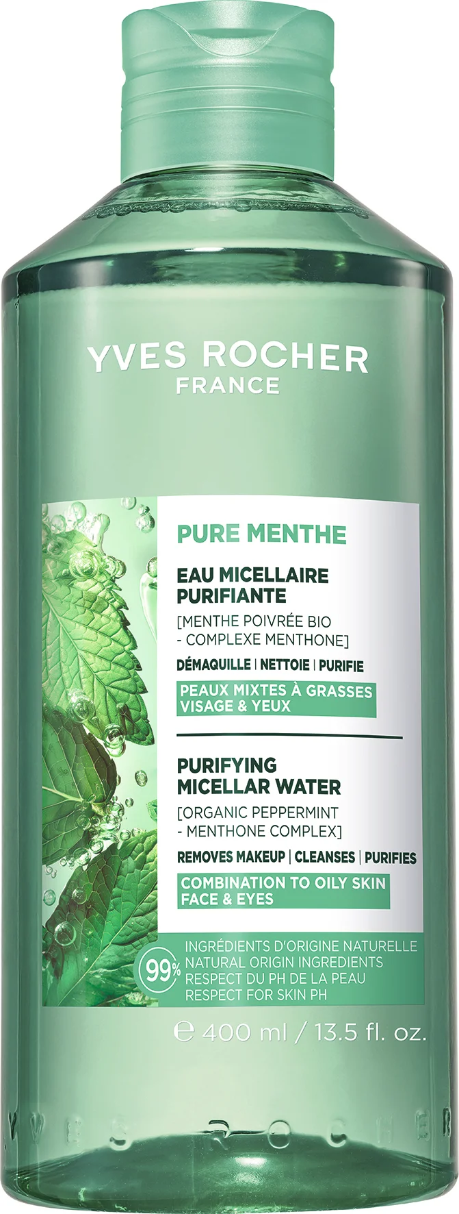 მიცელარული წყალი ''PURE MENTHE''- 400მლ