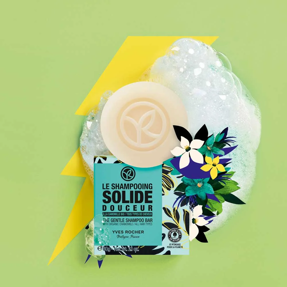 Solid Shampoo "Chamomile" for all hair types - 60g