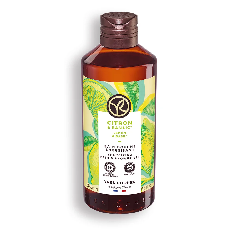 Shower gel "Lemon and Basil" - 400ml